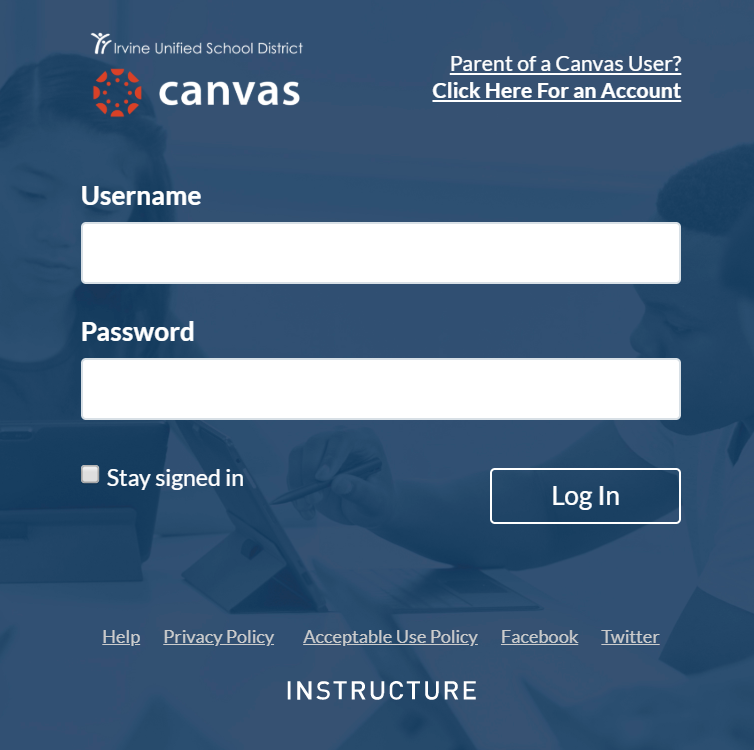 Canvas Student Login Guide Irvine Unified School District